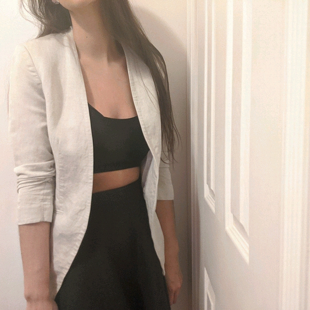 H&M Blazer in Cream